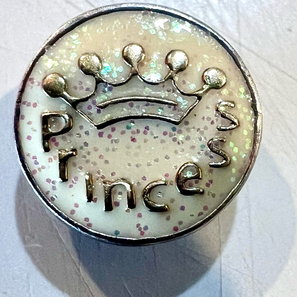 Kameleon JewelPops Princess Silver and White With Glitter Charm